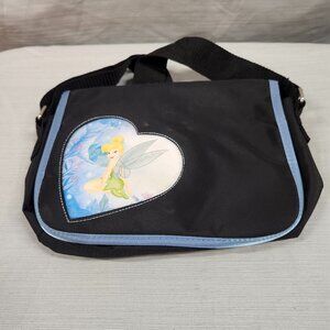 Disney Tinker Bell Navy Blue/Black Cross body Messenger Bag